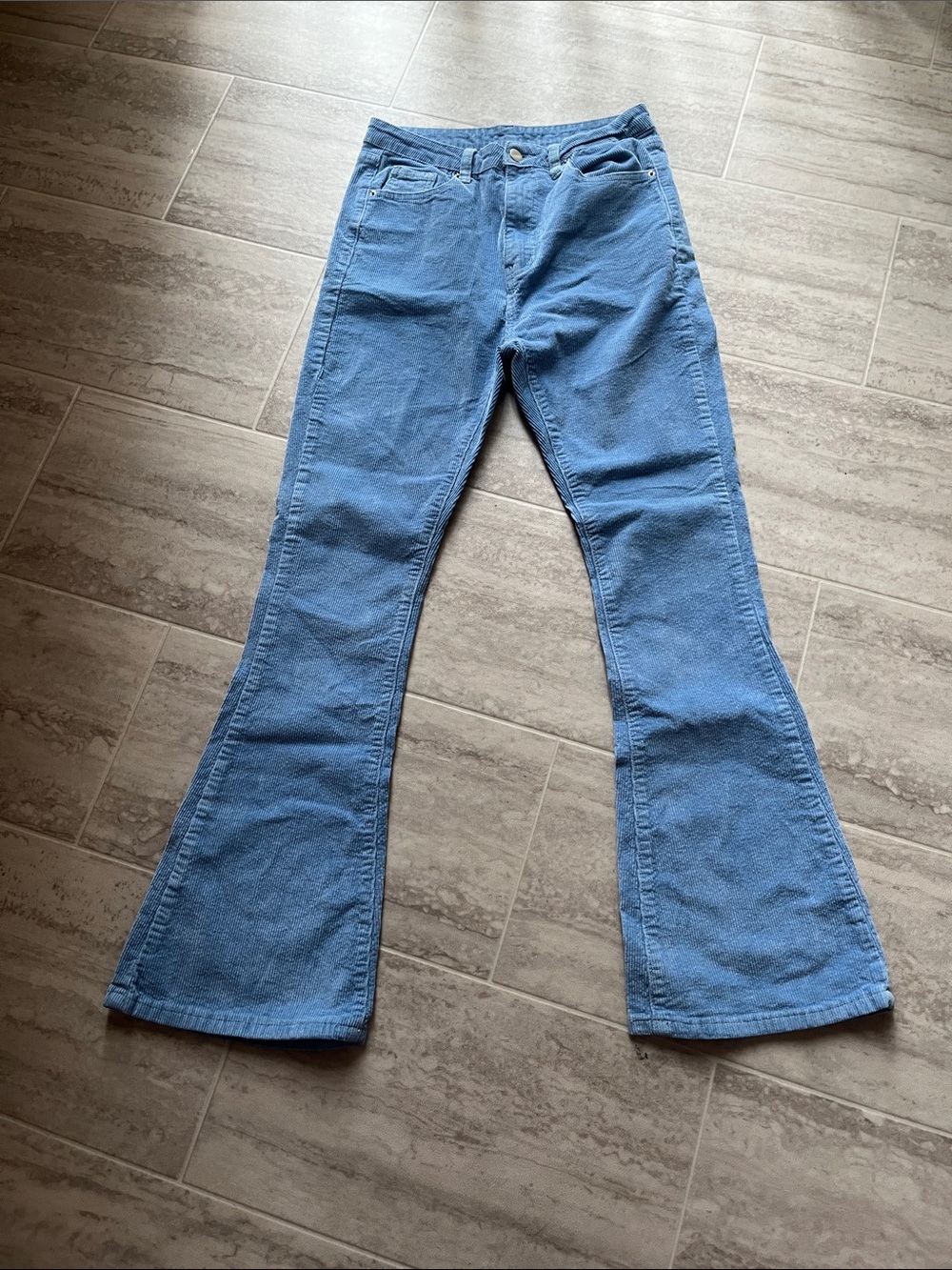 Women's Light Blue Flare Jeans